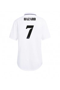 Real Madrid Eden Hazard #7 Voetbaltruitje Thuis tenue Dames 2022-23 Korte Mouw